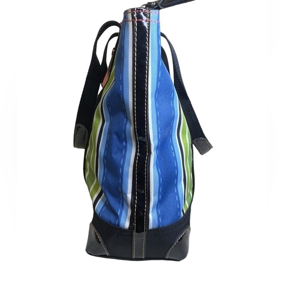 Franco Sarto Multicolor Nylon Shoulder Tote Bag with Smartlyte - Picture 9 of 14